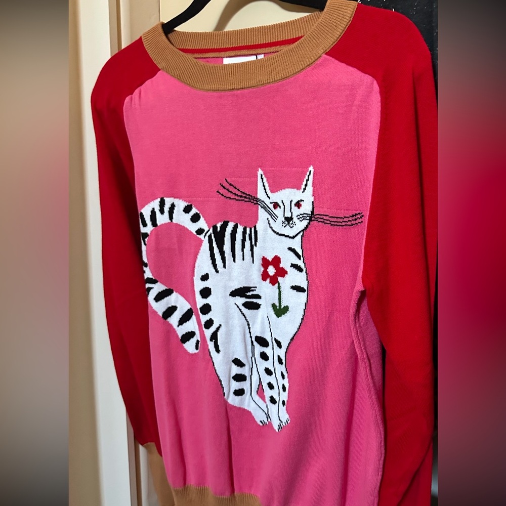 OXIMIT WOMEN'S CAT VINTAGE KNITWEAR